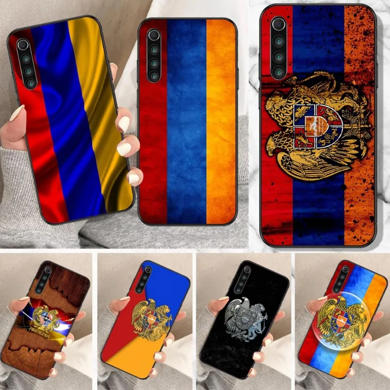 Custodia Per Telefono Con Bandiera Degli Armenia Cool Armenia Per Xiaomi Mi 13 12 12S 12T 11T 10T Lite Pro Ultra Poco F3 F4 X4 Gt Cover Nera Per Telef