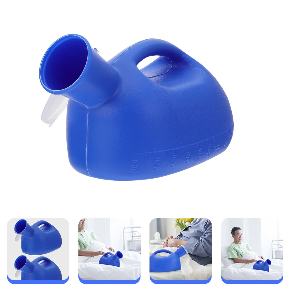 SpillProofUrineJarMenPeeBottleToiletTravelUrinalsBedpans
