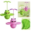 Frog Shape Cartoon Hop Ball Safe and Fun Children Bouncing Ball for Balance Training Pogo Ball with Handle for Kids and Adults 1