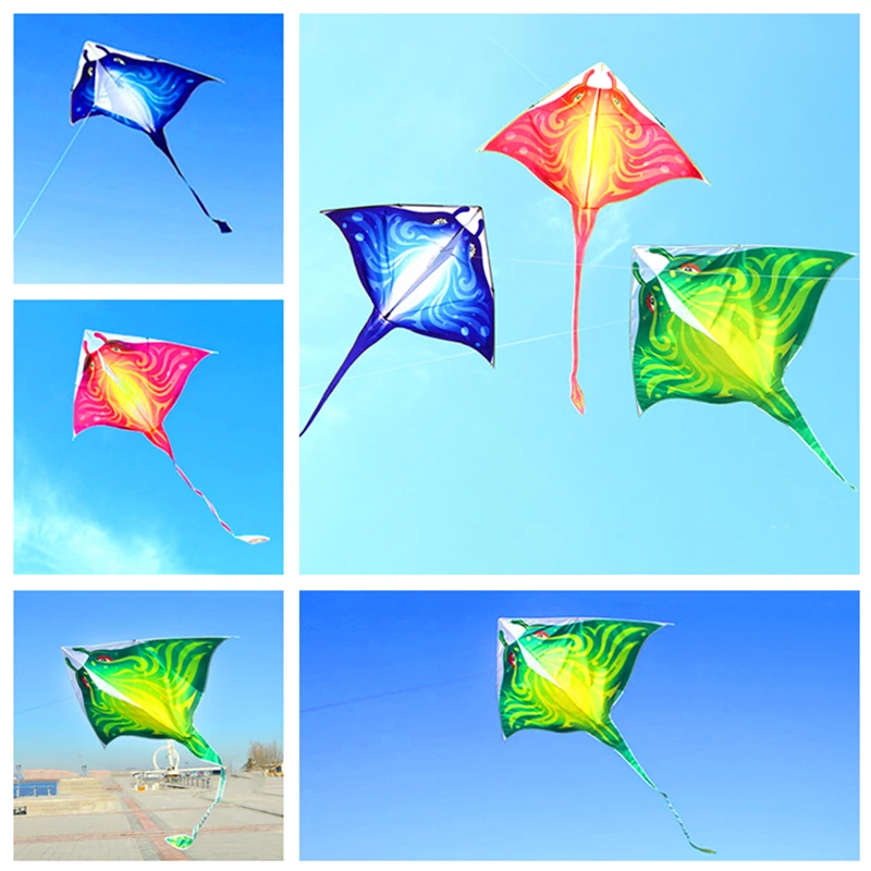 

free shipping devil fish kites for kids flying children kite toys new kite windsock professional parachute delta kite Gaori kyen