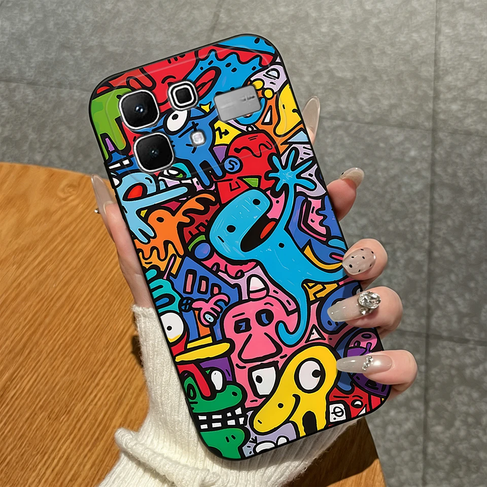 Pretty Flower Leopard Print Non-Slip Matte Silicone Case - Stylish Protective Shell