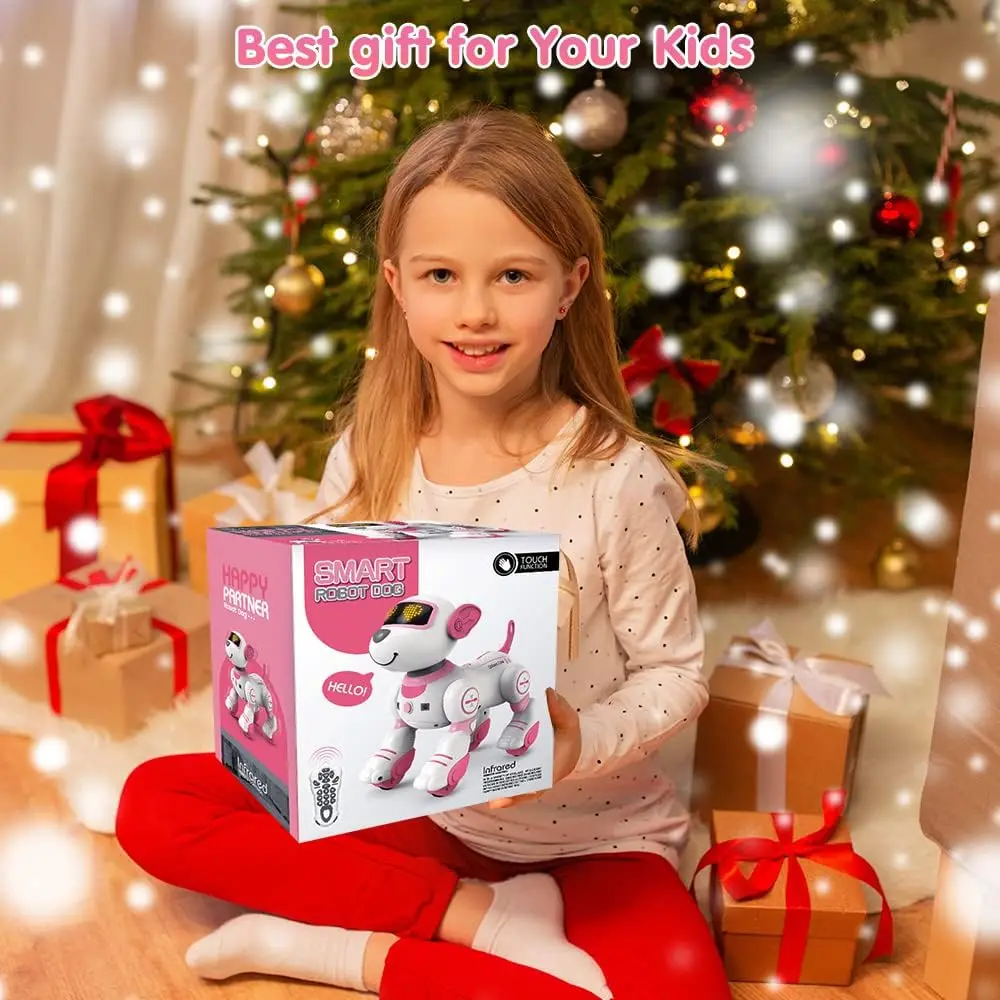 Vatos RC Robot Electronic Dog Stunt Dog Voice Command