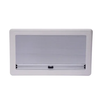 35.4x19.7inch/900*500mm RV Caravan Camper Van Hinged Window Push Out Ventilation Hatch Motor Window 70°-Opening Angle 3