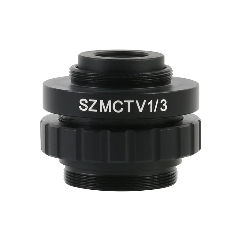 Microscope Adapter 0.5X 0.35X 1X C-Mount Lens SZM SZN 1/2 1/3 CTV Adapter For Trinocular Stereo Microscope Replacement Accessories