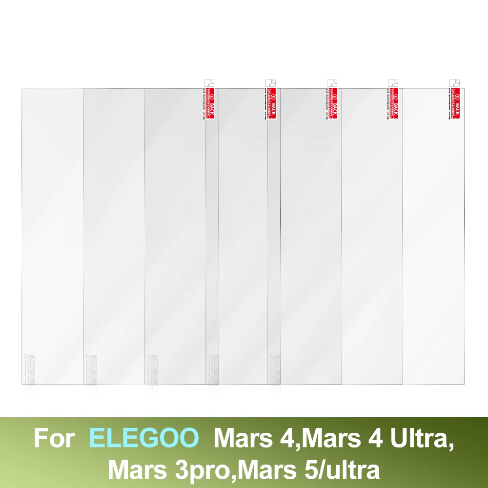 3D-Drucker-Zubehör, 5 Stück, 6,66 Zoll, Displayschutzfolie für Elegoo Mars 4, Mars 4 Ultra, Mars 3pro, Mars 5/ultra LCD-3D-Drucker