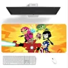 Beast Kingdom T-Teen Titans Mouse Pad Computer Laptop Gaming Office Wrist Guard Non Slip Keyboard Pad 6