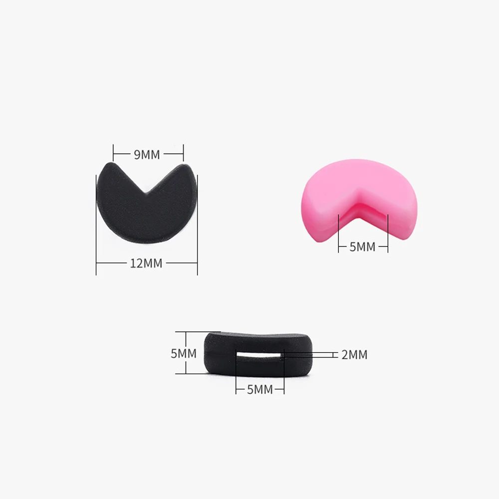 10Pairs/lot Anti Slip Silicone Glasses Ear Hooks For Adult Children Sports Temple Tips Soft Ear Hook Eyewear Accessories 2