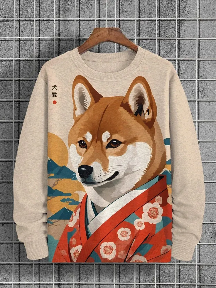 2025 Men's Animal Sweatshirts Long Sleeve Sweatshi...