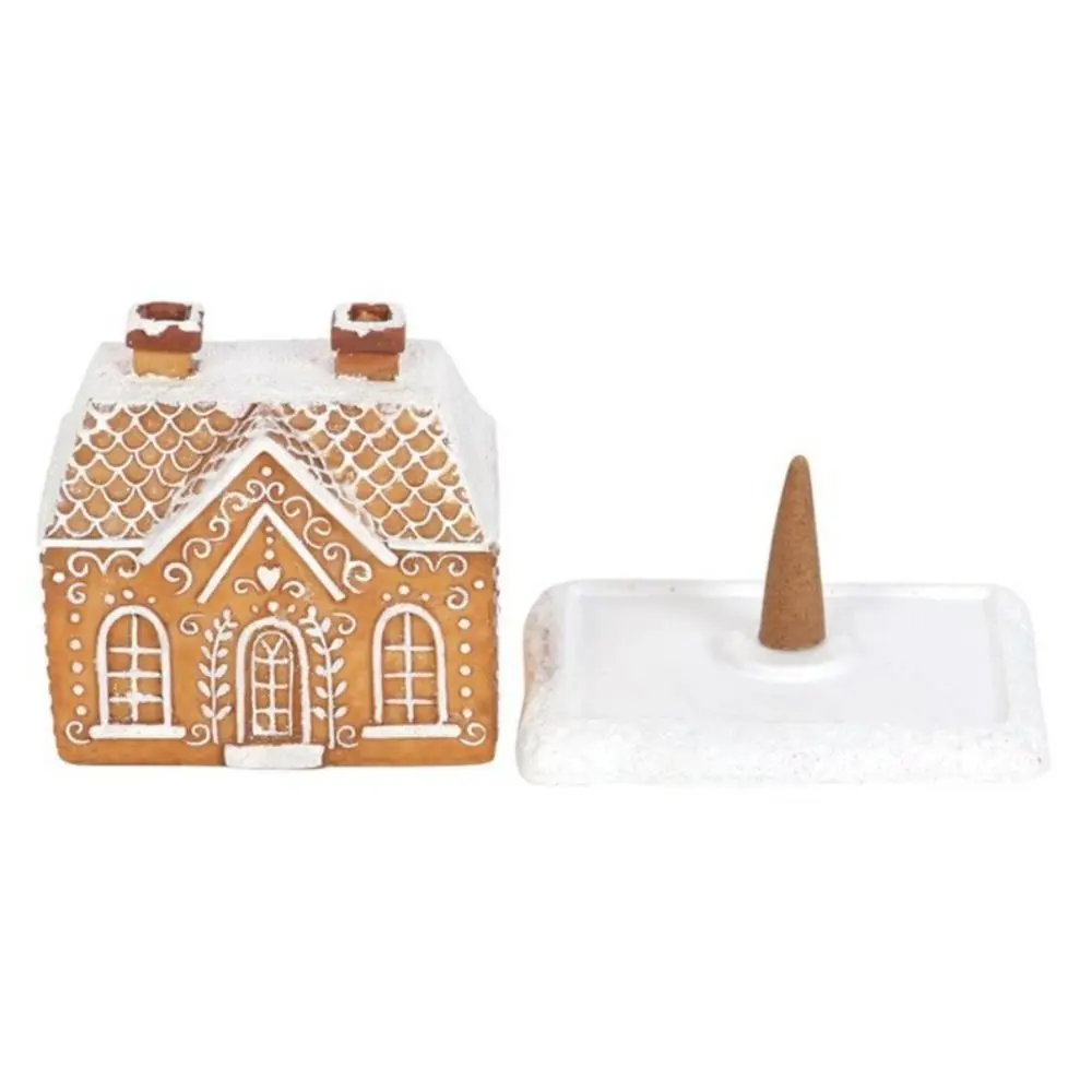 HandmadeGingerbreadHouseIncenseBurnerHouseResinChristmasCabin