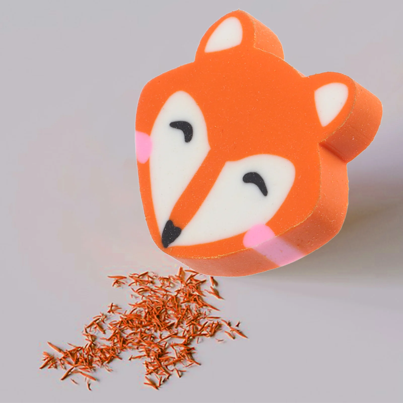 50 Pcs Little Fox Eraser School Students Birthday Stationery Classroom Rewards Drawing Pencil Erasers Stationery Accessory 3