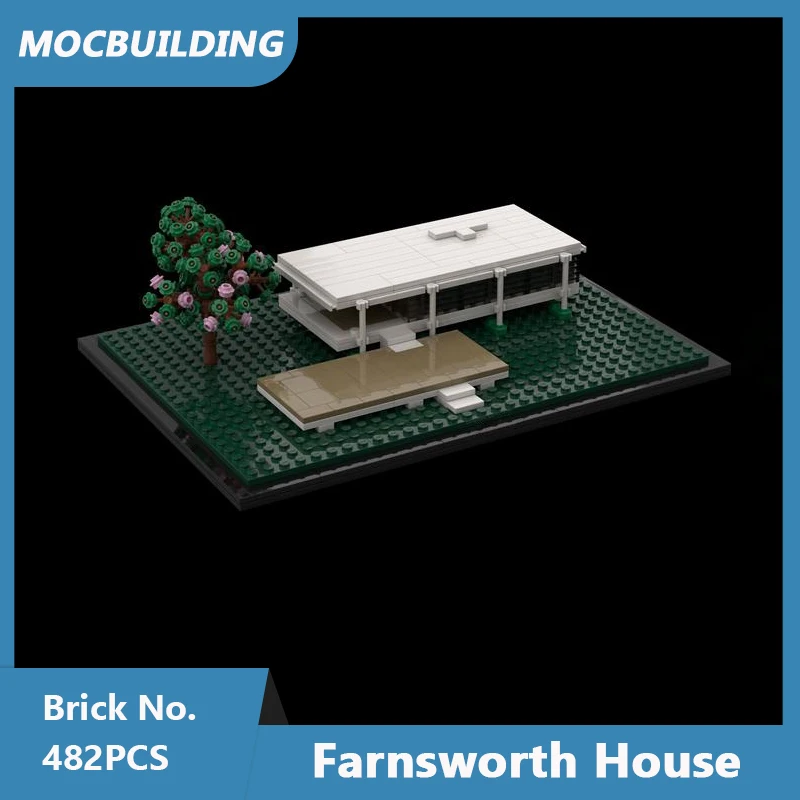 MOC Building Blocks Farnsworth House Model 21054 The White House