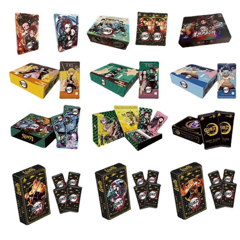 

New Demon Slayer Rare Classic Collection Cards Ghost Destruction Blade Comic Character Table Games Children's Toys Birthday Gift