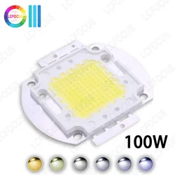 Ultra - Bright 100W Multi - Temperature LED COB Chip - 100W x 10pcs (Cool White 20000K)
