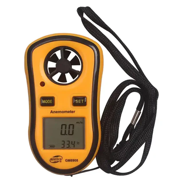 BENETECH GM8908 풍속계 풍속계 30m/s LCD 풍속 온도 측정 테스터 도구