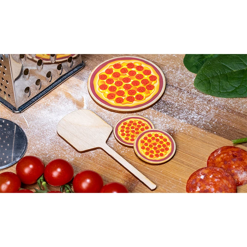 

Pizza Paddle By Rob Thompson Magic Tricks for Professional Magician Illusion Props Mentalism Classic Toy Funny