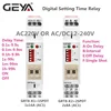 GEYA Multifunction Timer Relay Electronic Adjustable or Digital Setting Timer Switch 12V 24V 48V 110V 220V GRT8-M GRT8-K 5