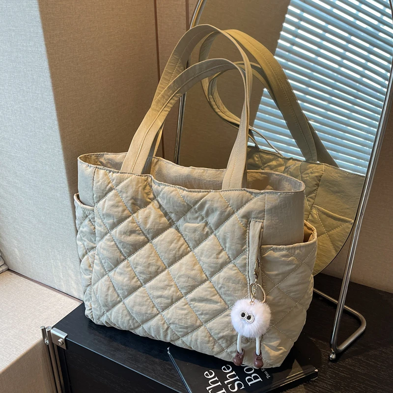 Women's Fashion Large Capacity Handbag - Lightweight with Safety Zipper, Perfect for Work, Travel, Beach, and Gym