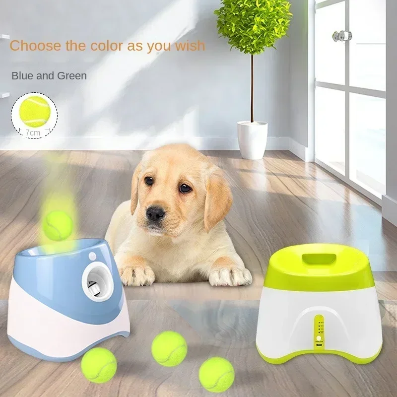 Opladen Automatisch Huisdier Gooien Springbal Hond Katapult Bal Lancering Hond Speelgoed Bulldog Speelgoed Tennis Machine