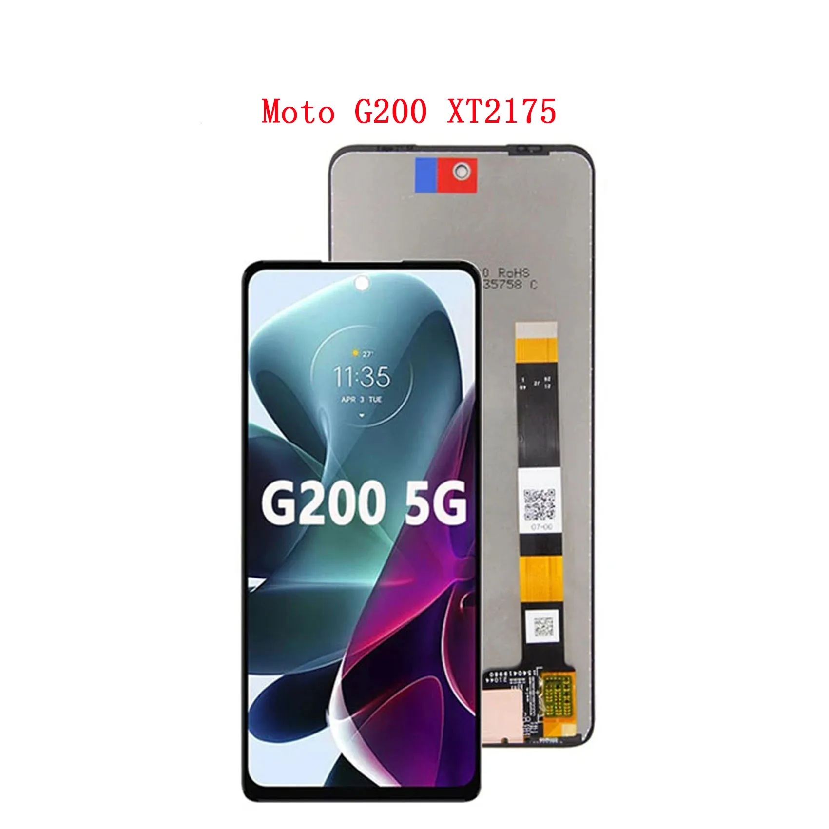 Motorola Moto G 200 XT2175 LCD Display Touch Screen Digitizer Assembly Replacement Moto g200 Repair Parts