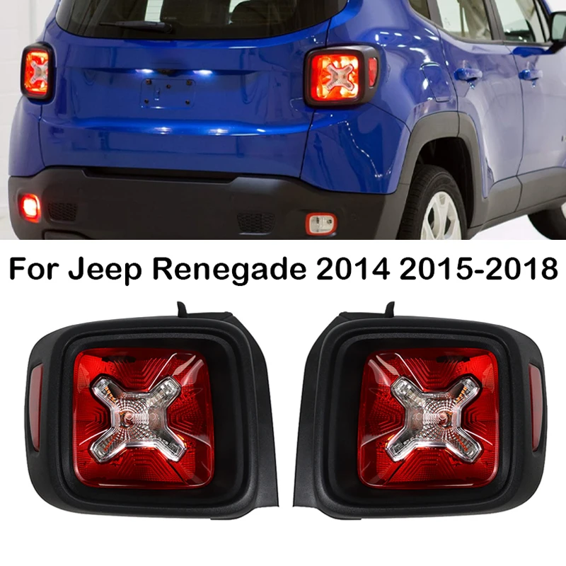 Jeep renegade 2017年式　ナイトイーグル テールランプ 楽天市場】ジープ レネゲード（ブレーキ・テールランプ｜ライト