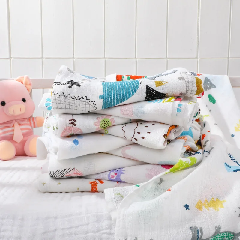 Cotton Gauze Muslin Baby Blanket Super Soft Newborn Swaddle Wrap Quick Dry Boy Girl Kids Bath Towel Baby Stroller Blanket Cover cotton muslin blanket swaddle blanket cotton swaddle cotton gauze blanket