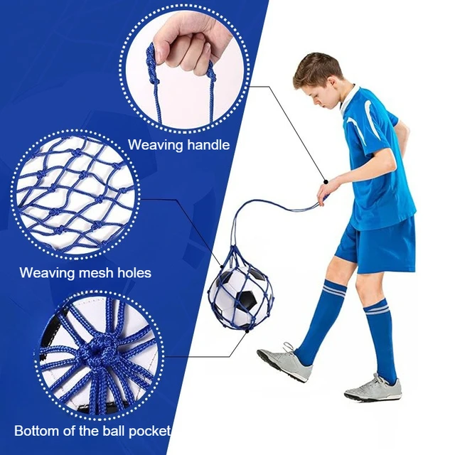 Football juggling, net bag, ball control, kicking training, net bag, football rebound, spin, juggling bag, practice net 3