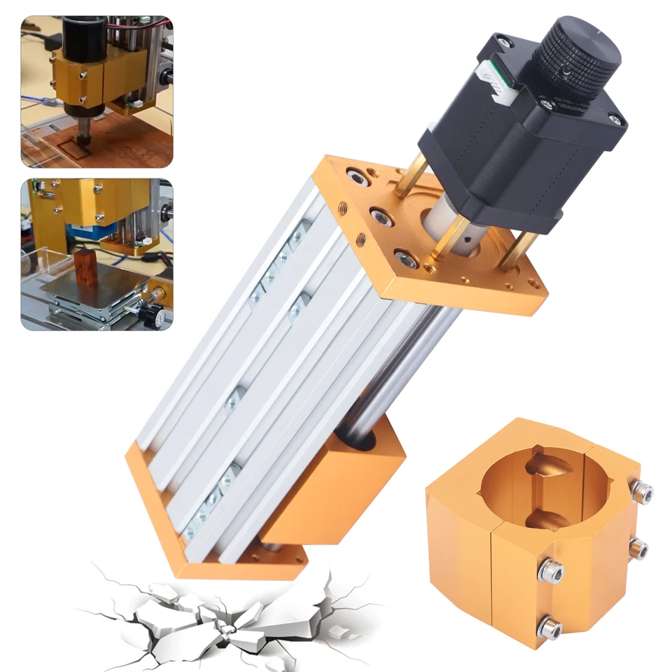 金属CNC Z軸ストローク,ステッピングモーター,52mm,85mm - AliExpress