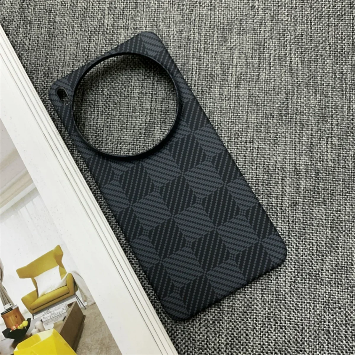 Luxury Carbon Fiber Texture Phone Case - Ultra Slim, Shockproof, Premium Back Cover