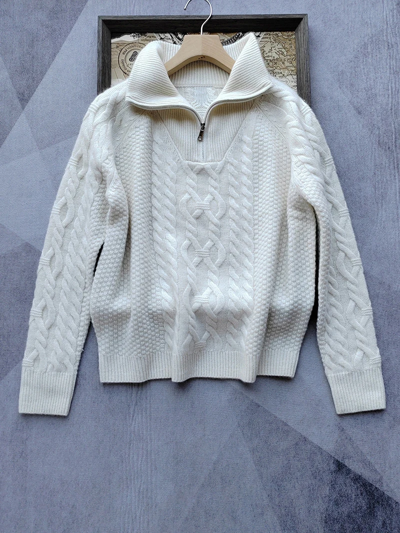 

High quality casual style cashmere sweater