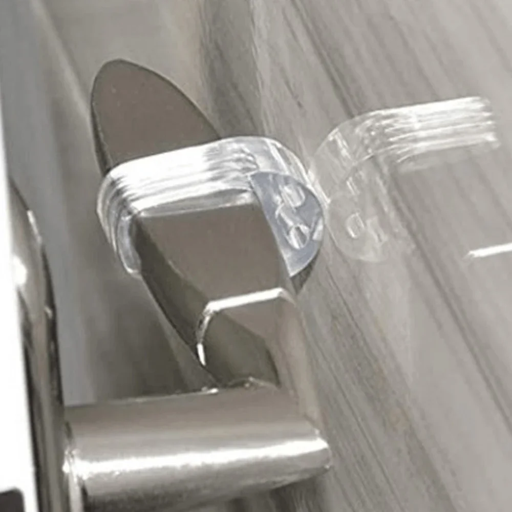 8/1 Stuks Deurstopper Punch-Vrije Anti-Botsing Ring Deurklink Buffer Muur Bescherming Pad Transparante Deurknop Bumper Voor Muur