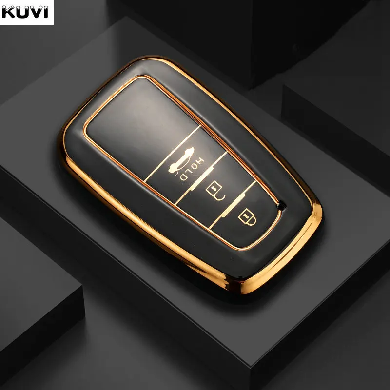 TPU Car Remote Key Cover Case Shell For Toyota Camry RAV4 Prius CHR C-HR Avalon Corolla Land Cruiser Prado Accessories key case key case cover car key shell remote control case cover