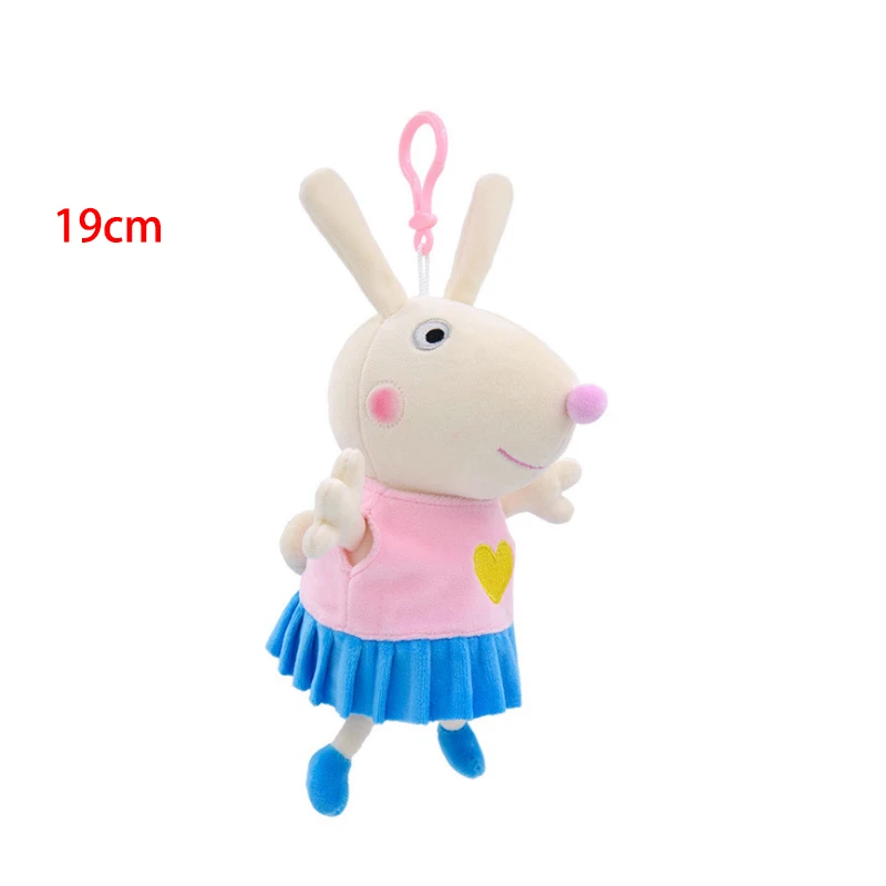 Peppa Pig Stuffed Toys, Peggy Buckle, George e outras bonecas de desenho  animado, Soft Fill, qualidade genuína, presentes de Natal, 19cm - AliExpress