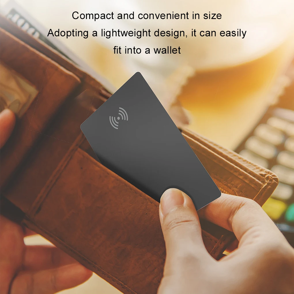Track Wallet ForTracker Anytime Anywhere With Long Range Security Wireless Rechargeable Battery