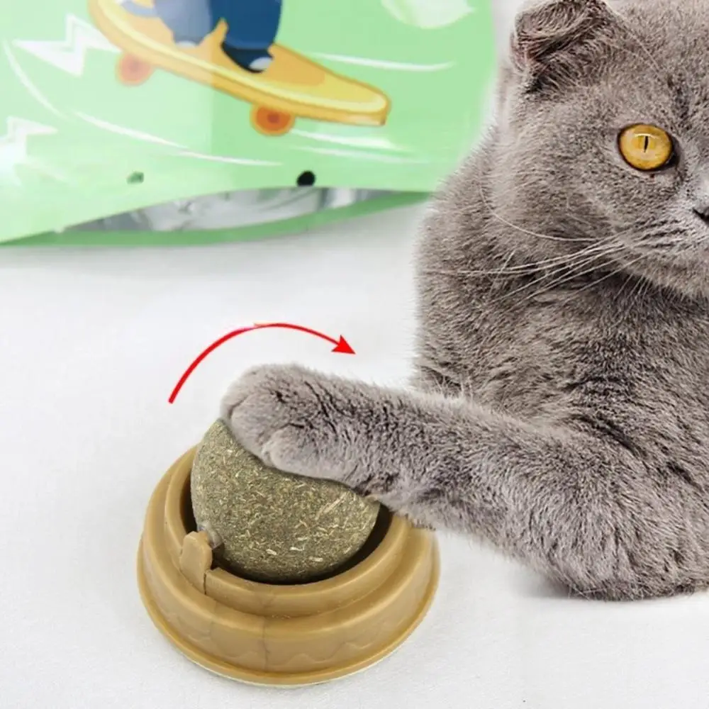 Natural Rotating Mint Ball Cat Candy Licking 3