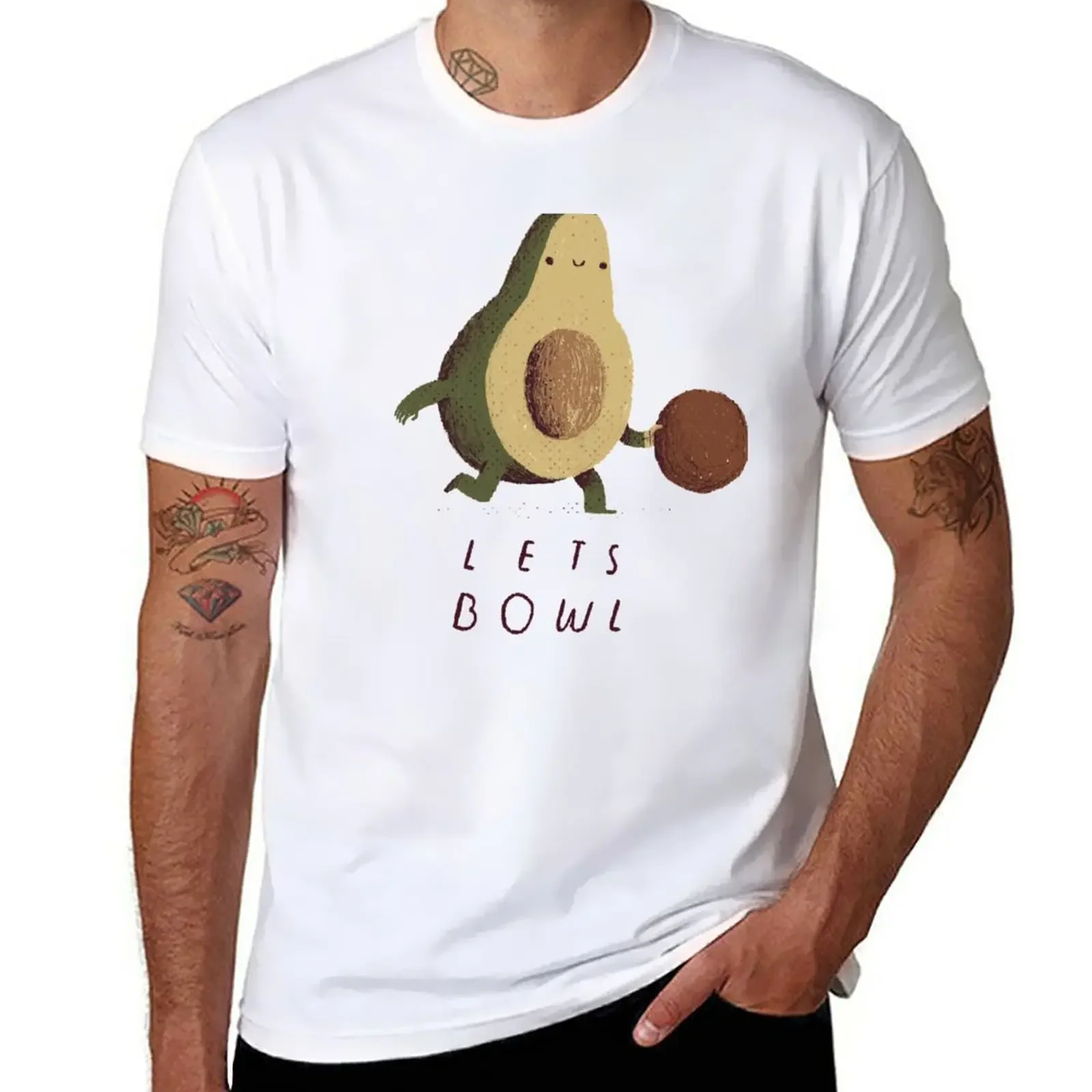 

lets bowl T-Shirt Blouse tops cute tops mens cotton t shirts