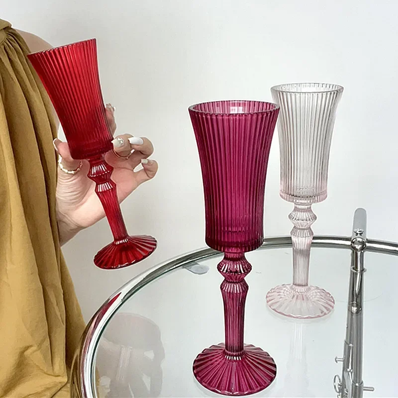 Vintage Champagne Cup, High Beauty, French, Medieval Goblet, Glass Wine Glass, Red Wine Glass, Wedding Gift