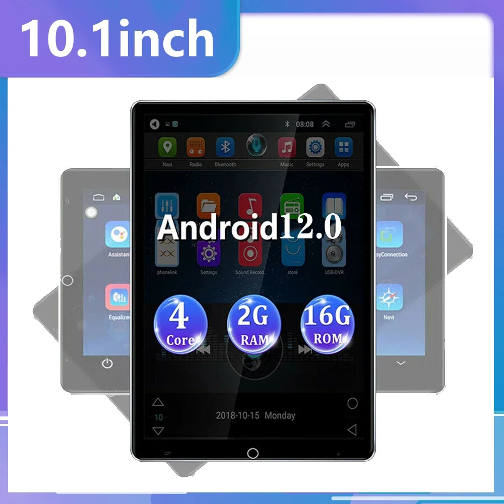 

2Din Android 12.0 Car Radio Universal 10 Inch Vertical Screen Multimedia Video MP5 Player GPS Stereo Wifi Bluetooth Autoradio