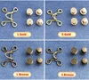 1/2/4/8Set Waist Tightener Buckle Adjustable Nail-free Jeans Button Pin Pants Snap Fastener Detachable Clothing Pant Sewing Tool 5