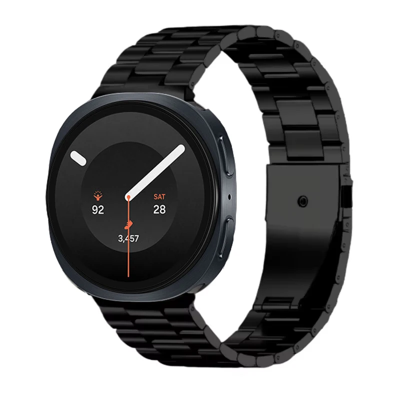 Premium Stainless Steel Watch Band - Elegant Metal Bracelet Strap