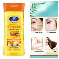 200mlHuile corporelleCharcuma Omega-3 Glow Huile corporelle Huile corporelle Huile de soin de la peau 1