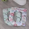 Washable Toilet Seat Cover Mat Waterproof Closestool Bathroom Seat Toilet Accessories O-shape Cover Mat Bidet Case Lid Pad 4