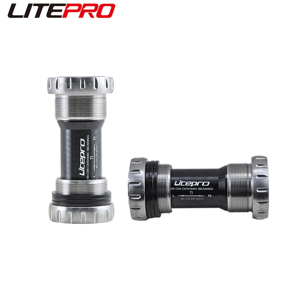 Movimento Centrale BB91 68/73 Mm – Staffa Inferiore Filettata Per MTB, Compatibile Shimano Hollowtech II