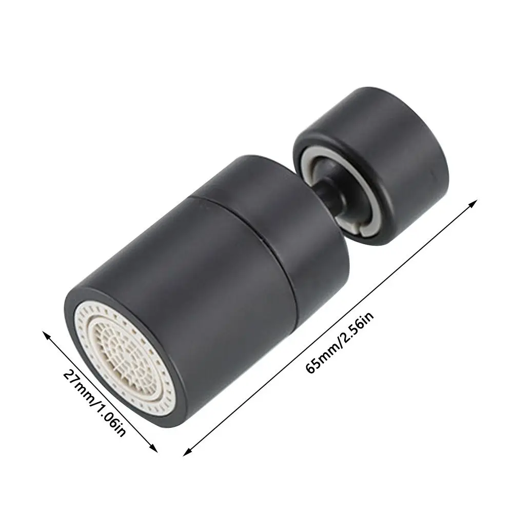 2 Mode Washbasin Faucet Nozzle 360&deg; Rotary Splashback Faucet Aerator Kitchen Sink