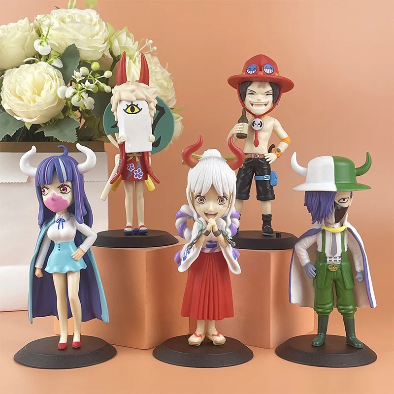

5 PCS/set New One Piece Luffy Anime Figure PVC Action Figurine Statue Collectible Model Doll Toys for Children Gift