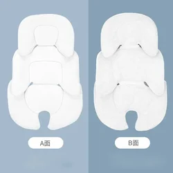 Cozy Cotton Infant Stroller and Car Seat Cushion Mat (WHITE)