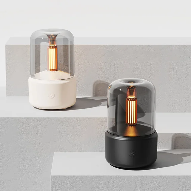 Home Aromatherapy Diffuser Light Cool Mist Essential Oil Diffuser Aroma Humidifier Candle Light Fragrance Diffuser Room Decor 6