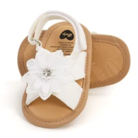 Fashionable and elegant embroidered beaded baby girls' shoes, comfortable and non slip soft flat shoes, indoor and outdoor parti 2