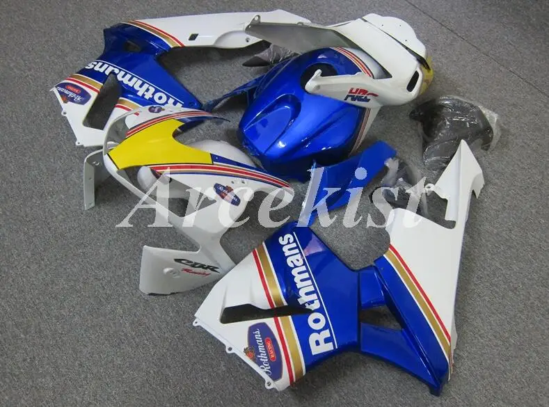 

Новинка ABS Полный мотоциклетный Детский комплект Подходит для HONDA CBR600RR F5 2003 2004 03 04 Комплект кузова синий белый