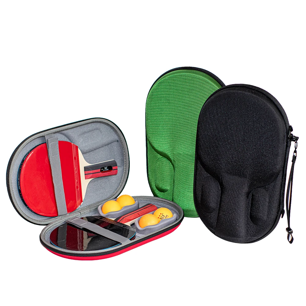 Custodia Grigia Poliestere Custodia Doppia Per Racchette Da Ping Pong Tibhar Manila - Borsa Imbottita Per 2/4 Racchette, Scomparto Accessori, Colore Grigio Custodia Rettangolare