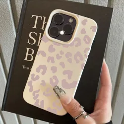 Pink Leopard Print Lichee Pattern Phone Case Cover - Galaxy S23 Ultra (2)
